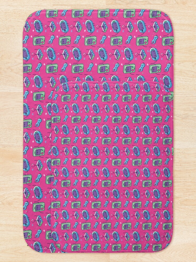 Thumbnail 5 of 6, Bath Mat, Gaming designed and sold by MissGeorgiaE.