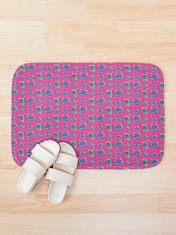 Thumbnail 1 of 6, Bath Mat, Gaming designed and sold by MissGeorgiaE.
