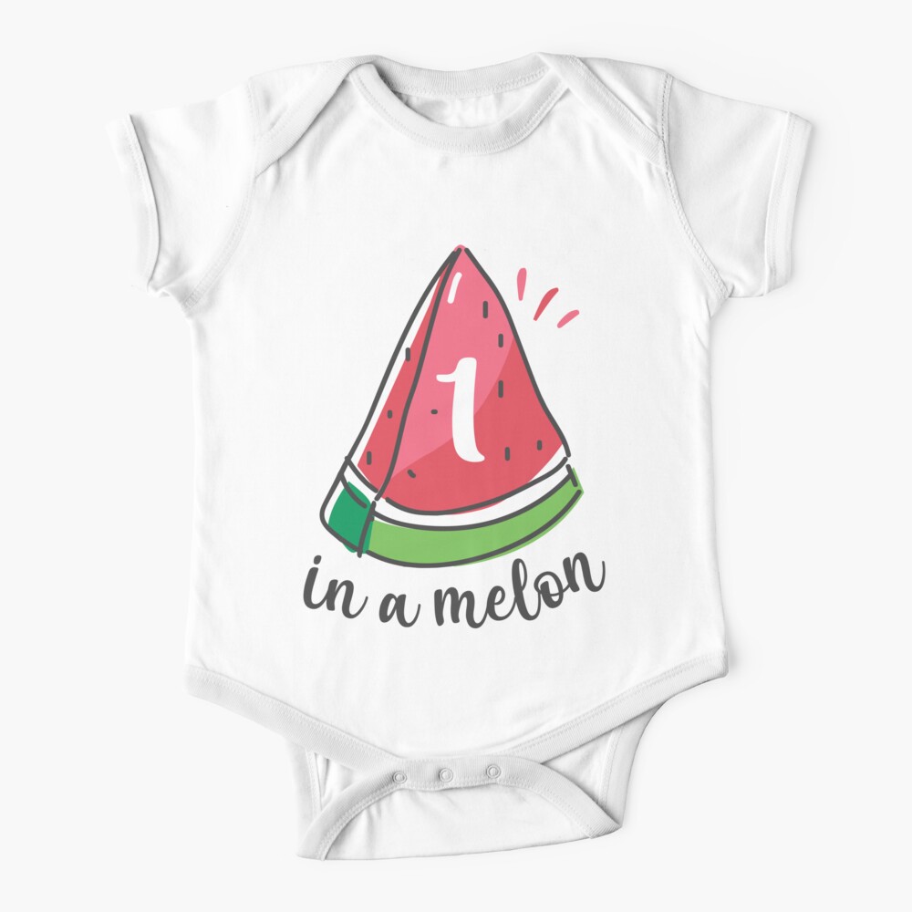 watermelon onesie baby