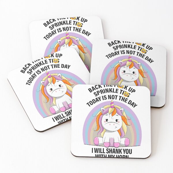 Item preview, Unicorn Coffee Mug Back The Fck Up Sprinkle designed and sold by DenisArt21.