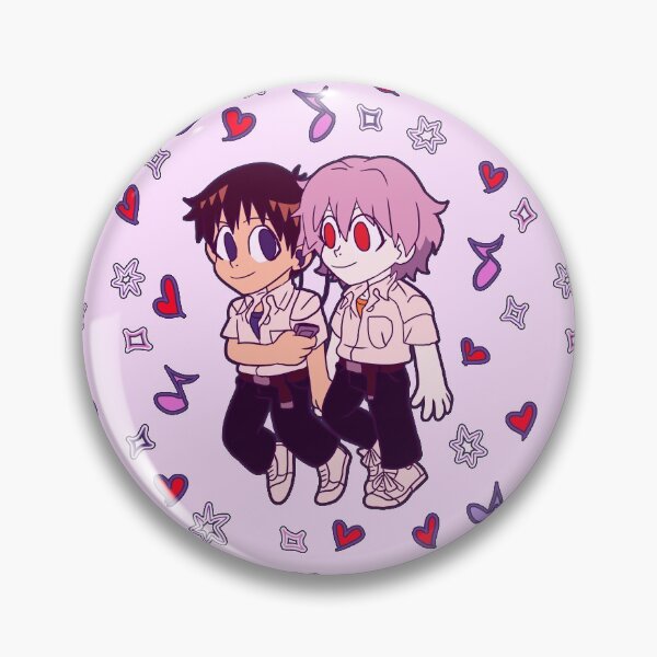 Item preview, NGE: We sound good together! button designed and sold by angsty-angst.