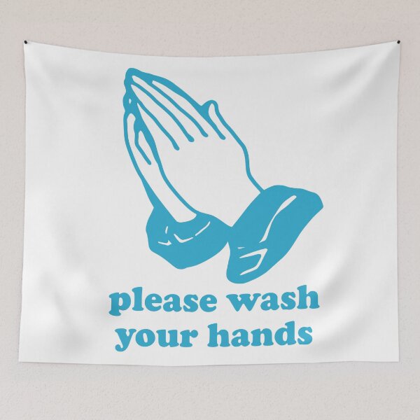 Item preview, PLEASE WASH YOUR HANDS POCKET DESIGN designed and sold by aydapadi.