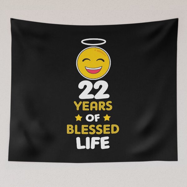 Item preview, 22nd birthday gift idea 22 years of blessed life christian Funny Novelty Gift for birthday party present designed and sold by LoveEveryWear.