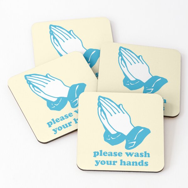 Item preview, PLEASE WASH YOUR HANDS POCKET DESIGN YELLOW designed and sold by aydapadi.