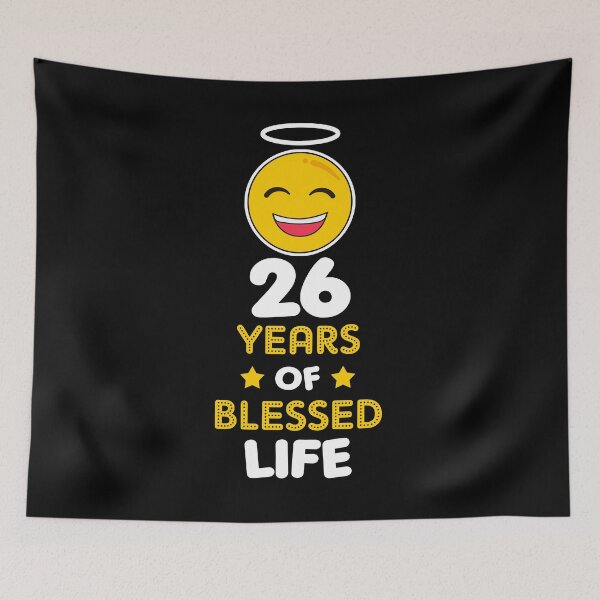 Item preview, 26th birthday gift idea 26 years of blessed life christian Funny Novelty Gift for birthday party present designed and sold by LoveEveryWear.