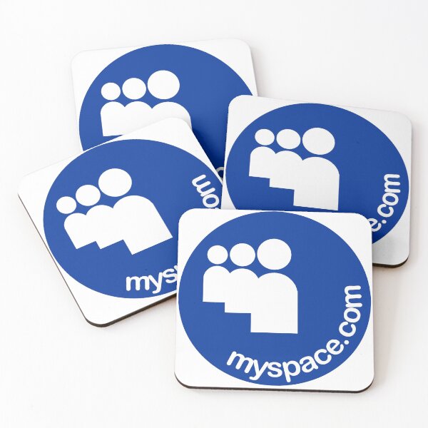 Item preview, Myspace Logo Minimal Blue designed and sold by JFKsStickers.
