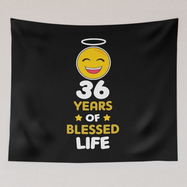 Item preview, 36th birthday gift idea 36 years of blessed life christian Funny Novelty Gift for birthday party present designed and sold by LoveEveryWear.