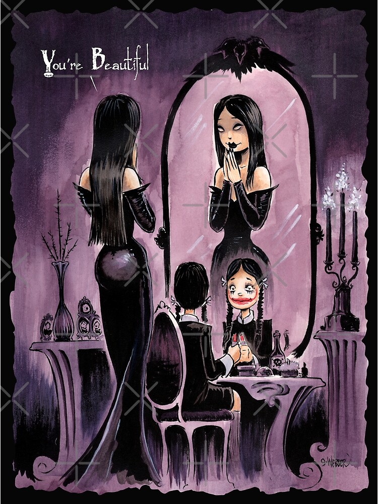 YOU'RE BEAUTIFUL -- For All My Little Goth Girls by gWebberArts