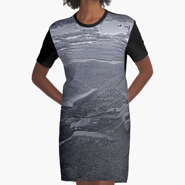 Silent Valley, Mourne Mountains Graphic T-Shirt Dress