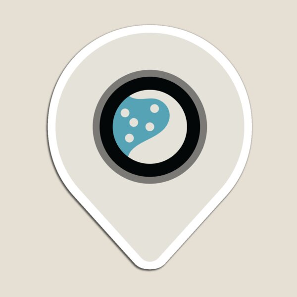 Laundry Room Pin Locator Graphic for Home Planning Magnet