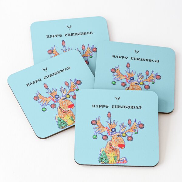 Item preview, Rudolph Partied Well Into The Night................. designed and sold by Margaret Stevens.