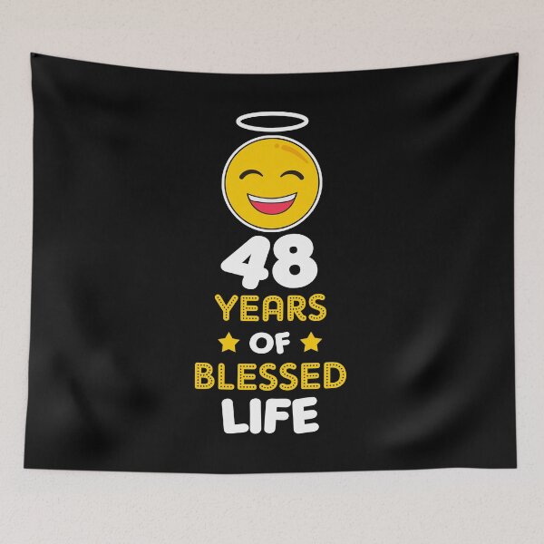 Item preview, 48th birthday gift idea 48 years of blessed life christian Funny Novelty Gift for birthday party present designed and sold by LoveEveryWear.