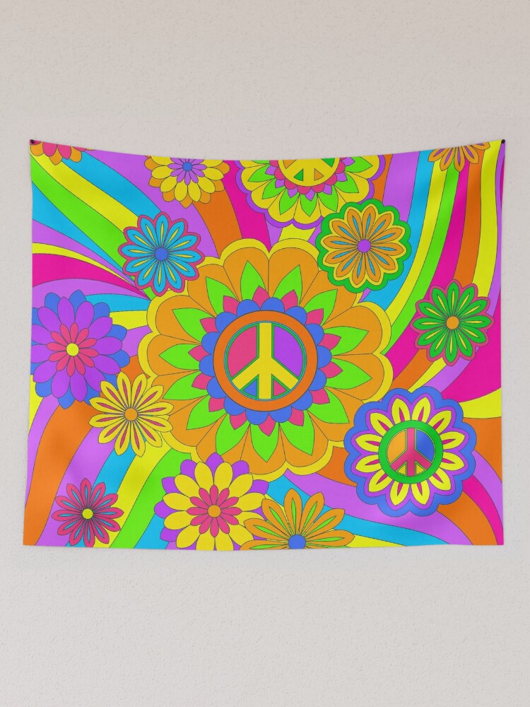 Flower discount power tapestry