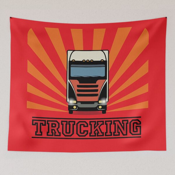Item preview, Trucking poster designed and sold by studio838.