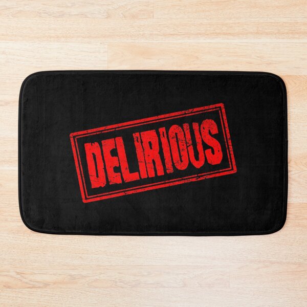 Item preview, Delirious (Distressed Grungy Vintage Retro Stamp) designed and sold by SassyClassyMe.