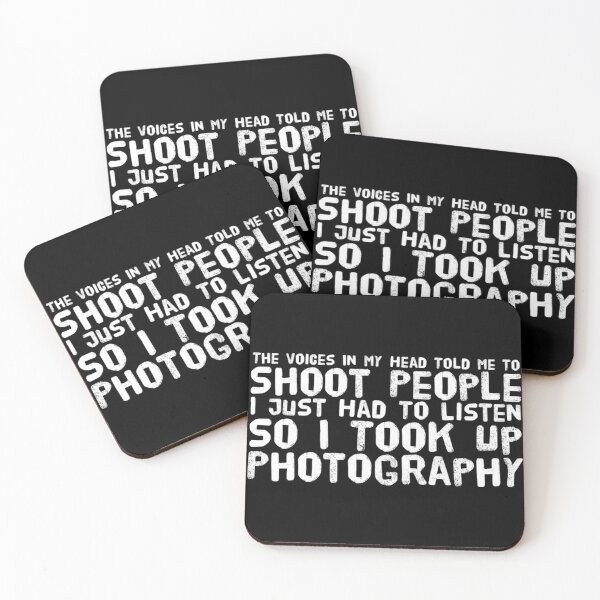 Item preview, The Voices In My Head Told Me To Shoot People White Text designed and sold by TWMBDesigns.