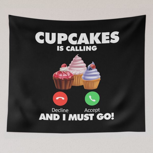 Item preview, My Cupcakes is Calling and I Must Go Eating Lover designed and sold by HelloFromAja.