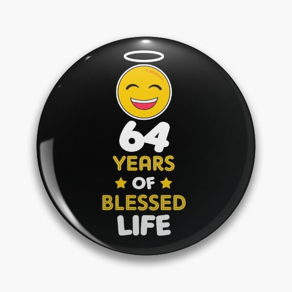 Item preview, 64th birthday gift idea 64 years of blessed life christian Funny Novelty Gift for birthday party present designed and sold by LoveEveryWear.