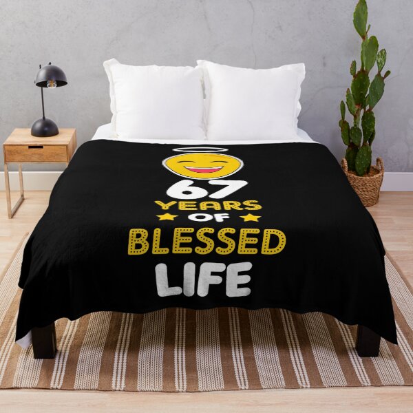 Item preview, 67th birthday gift idea 67 years of blessed life christian Funny Novelty Gift for birthday party present designed and sold by LoveEveryWear.