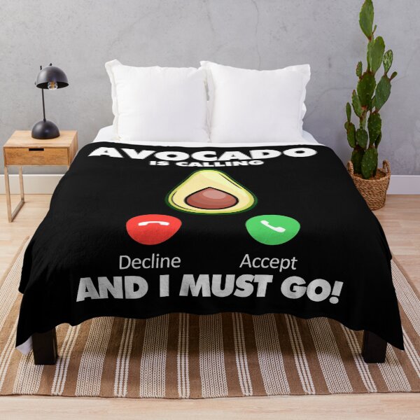 Item preview, My Avocado is Calling and I Must Go Eating Lover designed and sold by HelloFromAja.