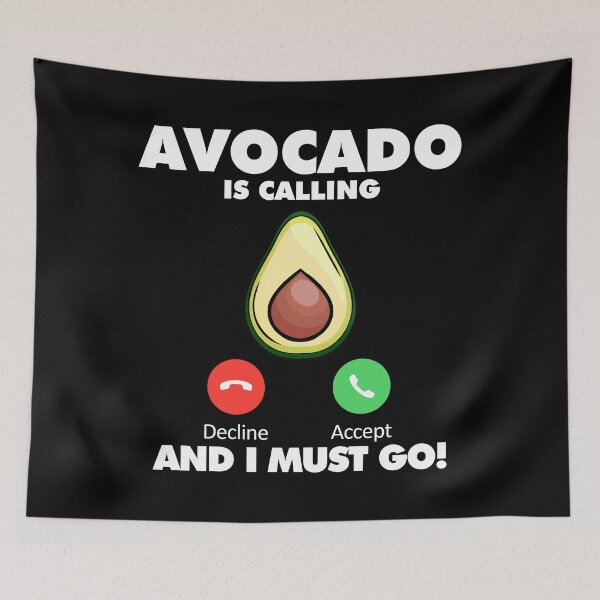 Item preview, My Avocado is Calling and I Must Go Eating Lover designed and sold by HelloFromAja.