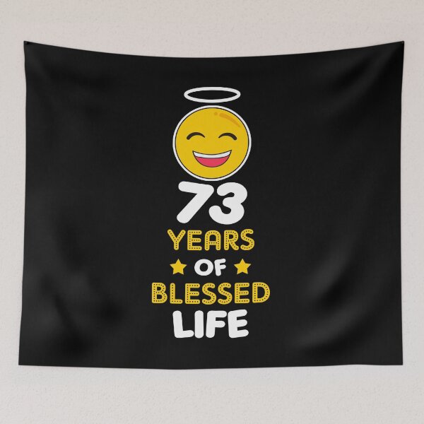 Item preview, 73rd birthday gift idea 73 years of blessed life christian Funny Novelty Gift for birthday party present designed and sold by LoveEveryWear.