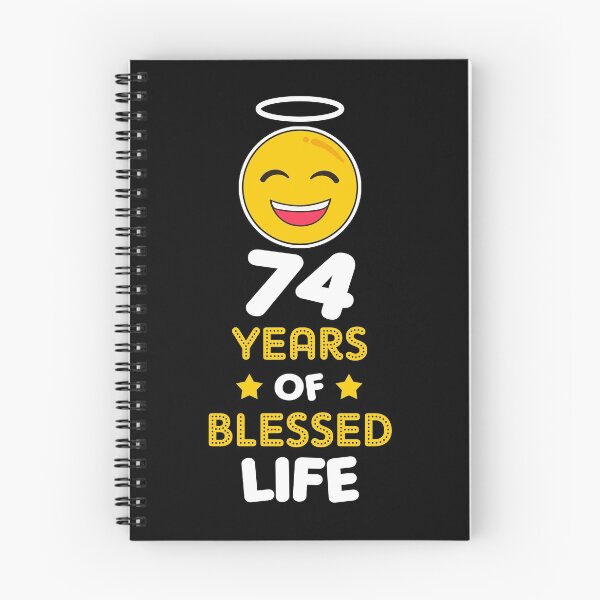 Item preview, 74th birthday gift idea 74 years of blessed life christian Funny Novelty Gift for birthday party present designed and sold by LoveEveryWear.