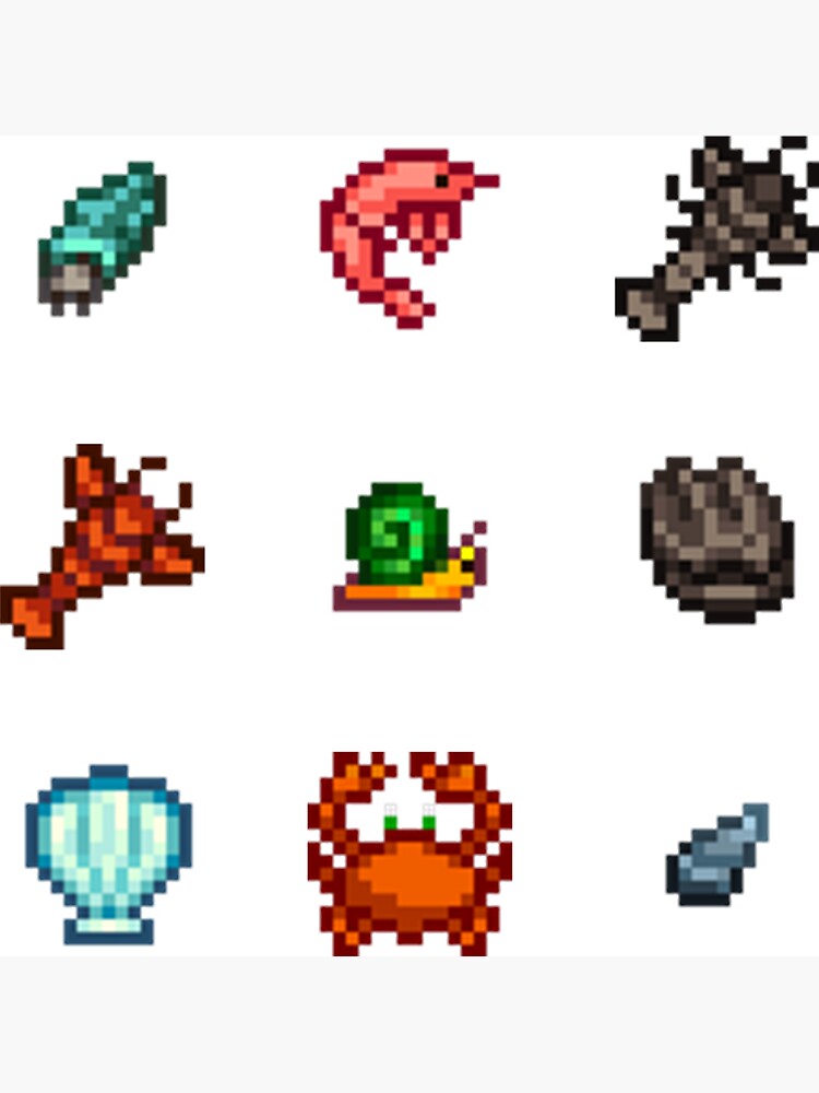 Pixel Animals on X: Blobfish (Stardew Valley)