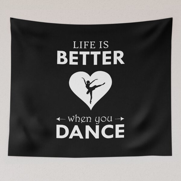 Item preview, Life is better when you Dance Dancing Dancer designed and sold by TastefulTees.