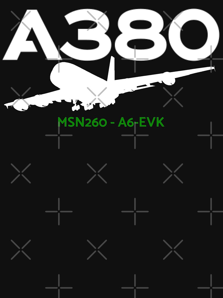 A380 260 A6-EVK (White)  by AvGeekCentral