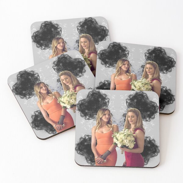 Item preview, Laurel Lance and Felicity Smoak grey background designed and sold by dutchchu.