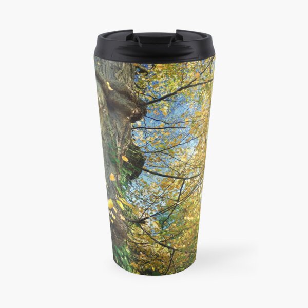 Yellow Leaves Travel Mug
