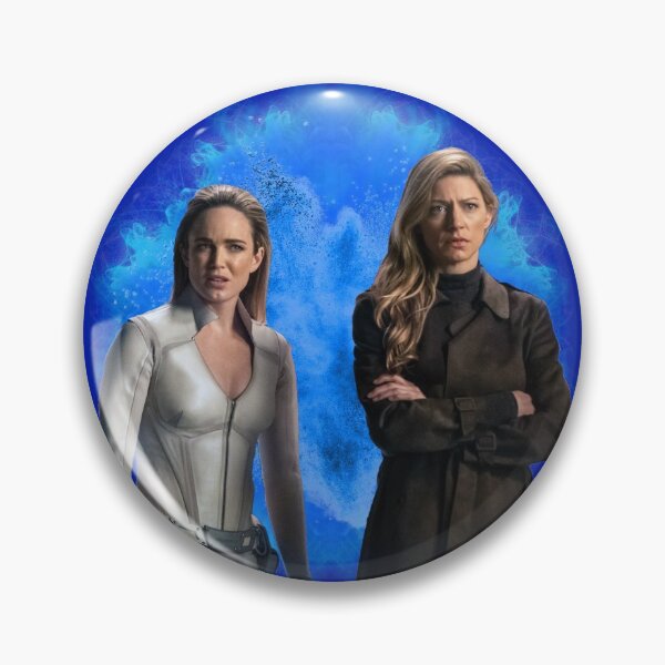 Item preview, Sara Lance and Ava Sharpe blue background designed and sold by dutchchu.