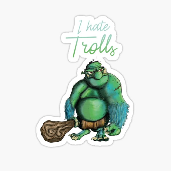Item preview, Je déteste les trolls designed and sold by rozace.