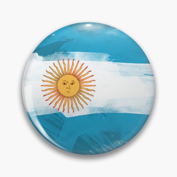 Item preview, Argentina Flag Paintbrush Design designed and sold by Spartawolf.