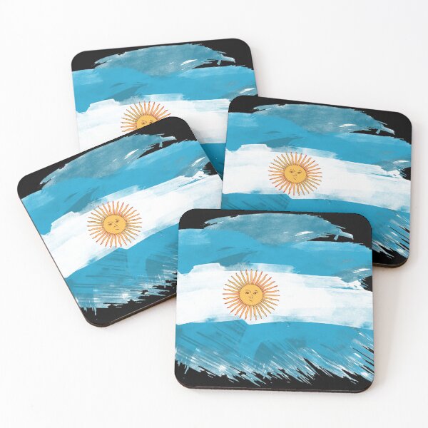 Item preview, Argentina Flag Paintbrush Design designed and sold by Spartawolf.