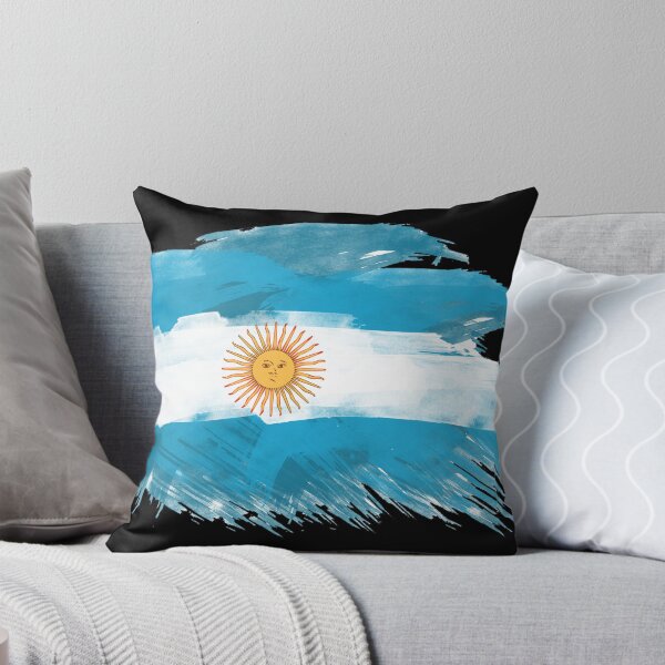 Item preview, Argentina Flag Paintbrush Design designed and sold by Spartawolf.