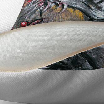 Alternate view of In the mood, painted Floor Pillow
