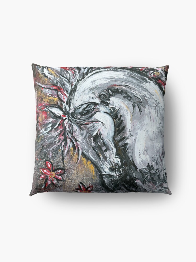 Alternate view of In the mood, painted Floor Pillow