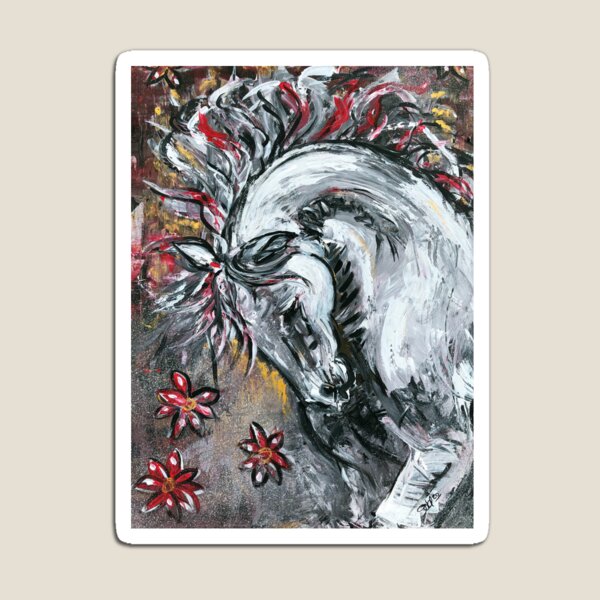 In the mood, painted Magnet