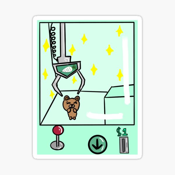 Claw machine Sticker