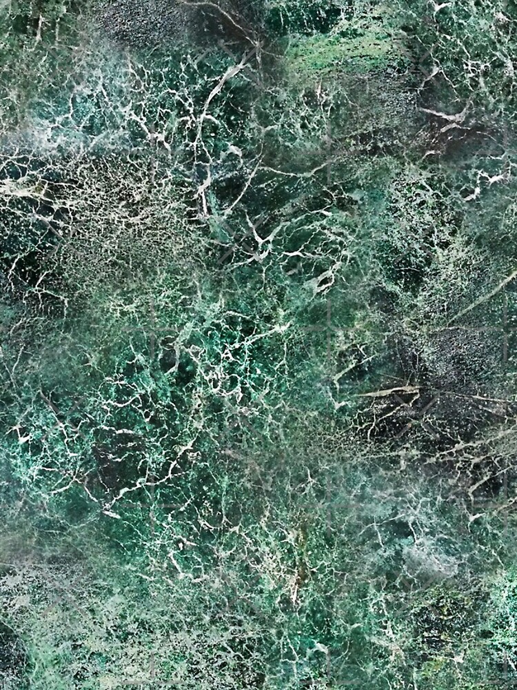 Emerald green marble photographic pattern by nobelbunt