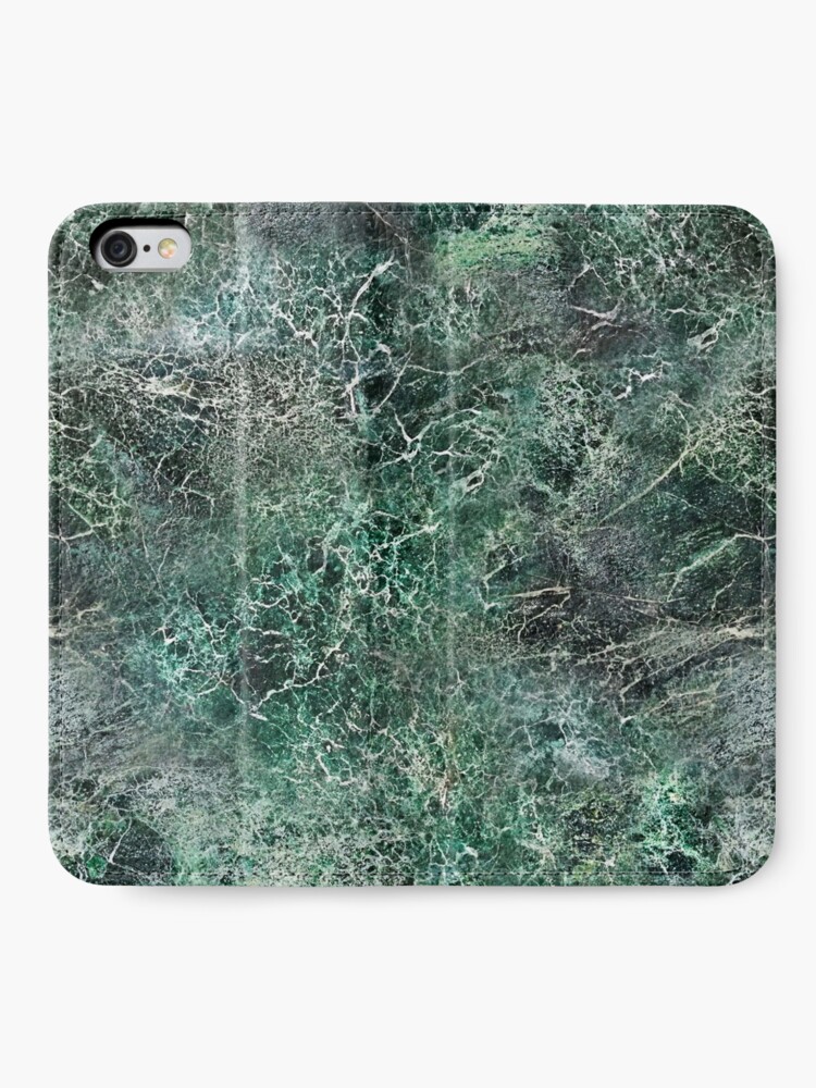 Alternate view of Emerald green marble photographic pattern iPhone Wallet