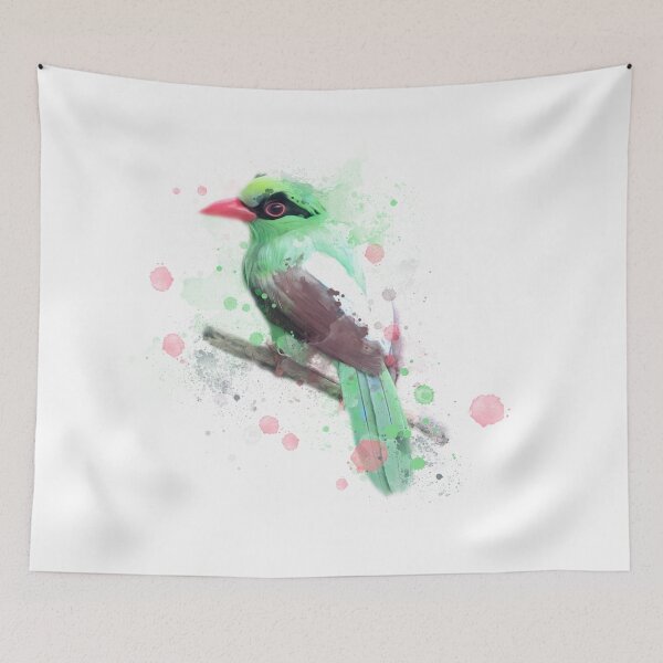 Item preview, Javan Green Magpie designed and sold by chocolatemouse.