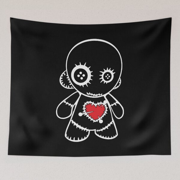 Item preview, Voodoo doll, Voodoo Doll Valentine's Day Art, Voodoo doll sticker designed and sold by Kamidrago.