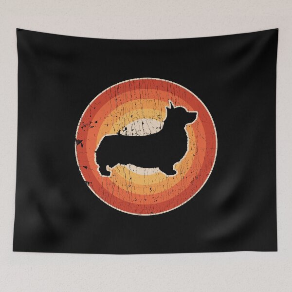 Item preview, Corgi Retro Vintage Sunset 60s 70s Shirt for Men Women Boys Girls Kids Dog Lover Gifts designed and sold by LiqueGifts.
