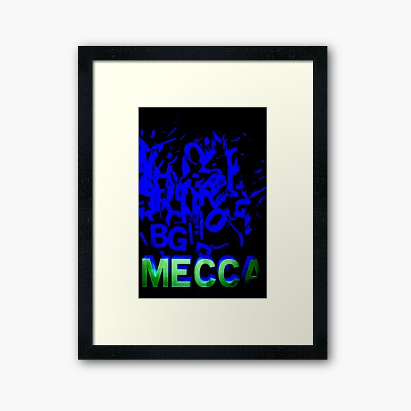 let the letters alone castrate Framed Art Print