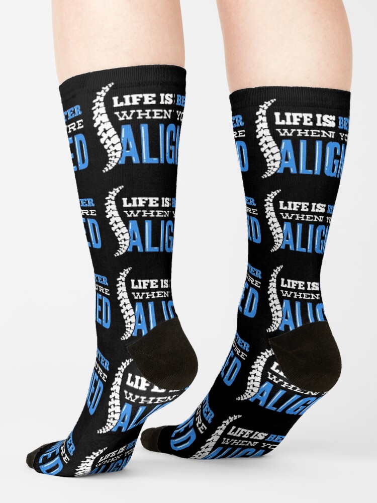 "Chiropractic Funny Chiropractor Gift" Socks for Sale by Sandra78