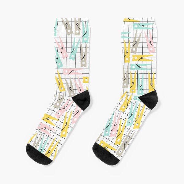 Pegs Socken | Redbubble