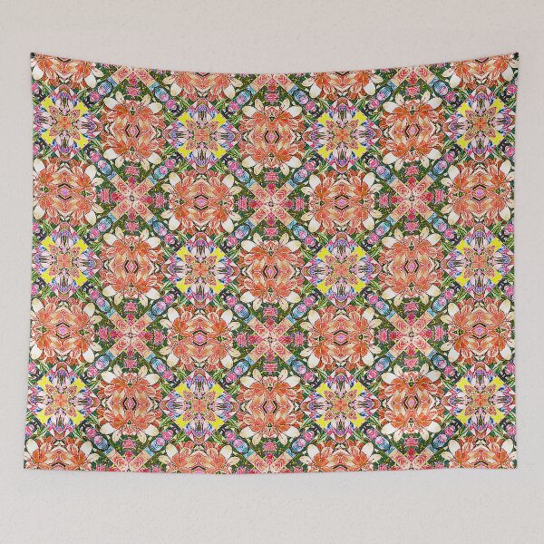 Item preview, Peachy Nine Tile Mosaic designed and sold by DVanSiceartist.
